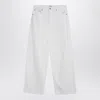 Agolde White Jeans In Regenerated Denim In White