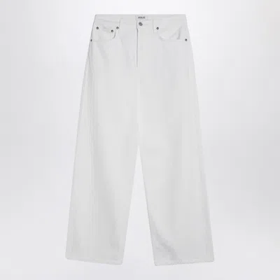 AGOLDE WHITE JEANS LOW SLUNG BAGGY 30.5