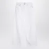 Agolde White Jeans In Regenerated Denim