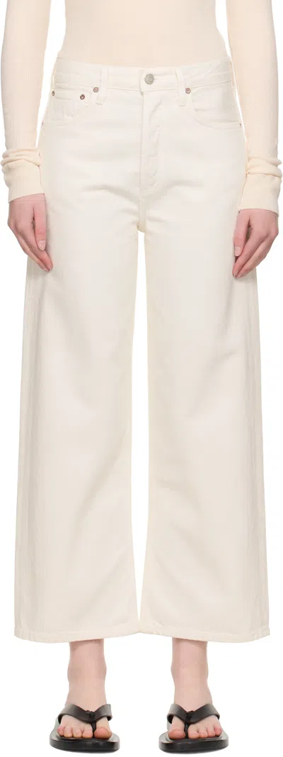 AGOLDE WHITE REN JEANS