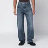 Agolde Wide Dark Vintage Indigo Fusion Jeans In Blue