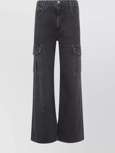 AGOLDE WIDE-LEG CARGO JEANS FEATURING BELT LOOPS