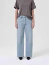 Agolde Ren Distressed Wide-leg Jeans