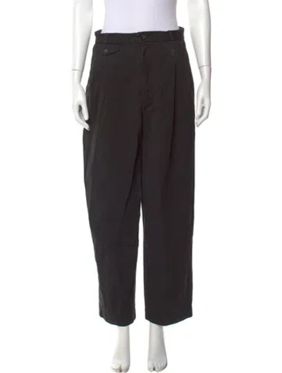 Pre-owned Agolde Wide Leg Pants In Black