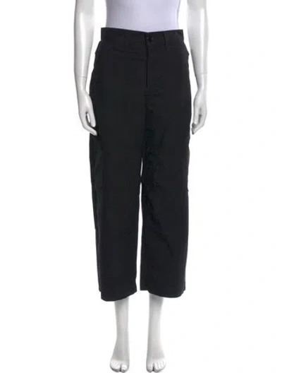 Pre-owned Agolde Wide Leg Pants In Black