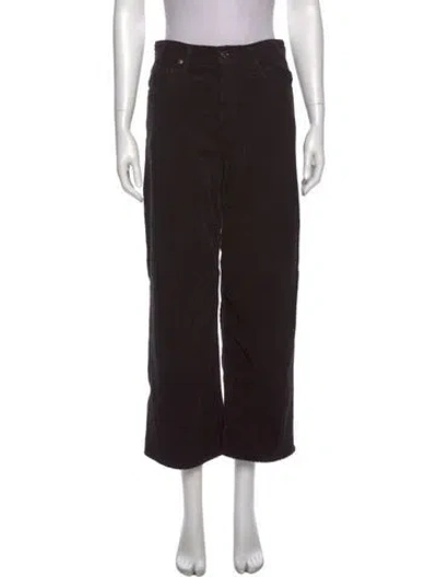 Pre-owned Agolde Wide Leg Pants In Black