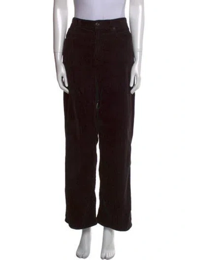 Pre-owned Agolde Wide Leg Pants In Black