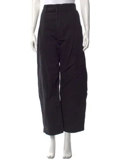 Pre-owned Agolde Wide Leg Pants In Black