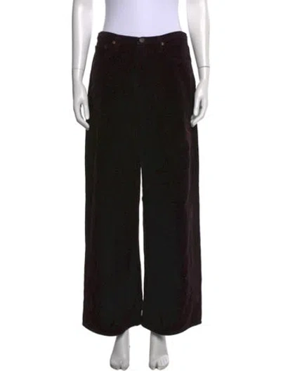 Pre-owned Agolde Wide Leg Pants In Black