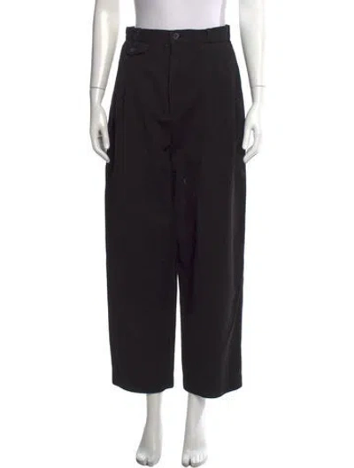 Pre-owned Agolde Wide Leg Pants In Black