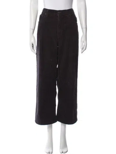 Pre-owned Agolde Wide Leg Pants In Black