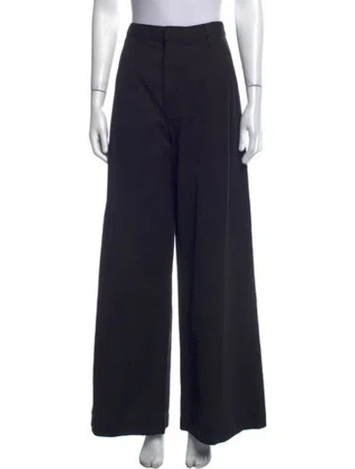 Pre-owned Agolde Wide Leg Pants In Black