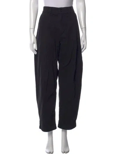 Pre-owned Agolde Wide Leg Pants In Black
