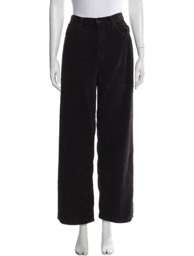 Pre-owned Agolde Wide Leg Pants In Black