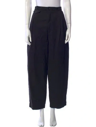 Pre-owned Agolde Wide Leg Pants In Black