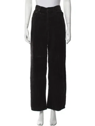 Pre-owned Agolde Wide Leg Pants In Black