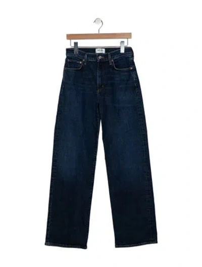 Pre-owned Agolde Wide Leg Pants In Blue