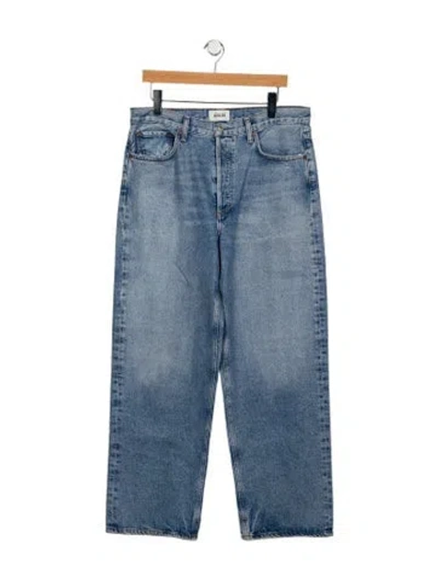 Pre-owned Agolde Wide Leg Pants In Blue