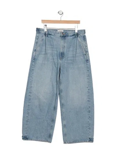 Pre-owned Agolde Wide Leg Pants In Blue