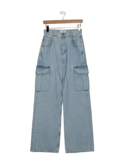 Pre-owned Agolde Wide Leg Pants In Blue
