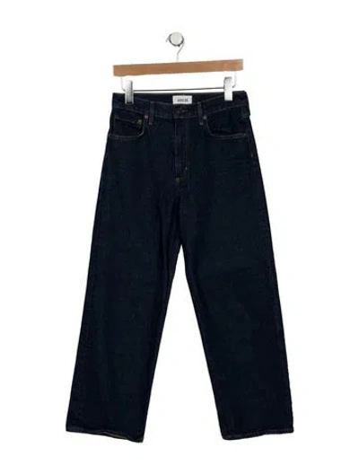 Pre-owned Agolde Wide Leg Pants In Blue