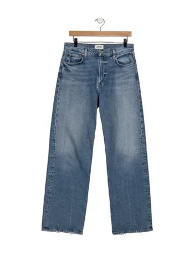 Pre-owned Agolde Wide Leg Pants In Blue