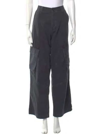 Pre-owned Agolde Wide Leg Pants In Gray