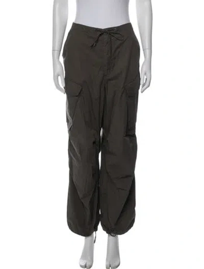 Pre-owned Agolde Wide Leg Pants In Gray