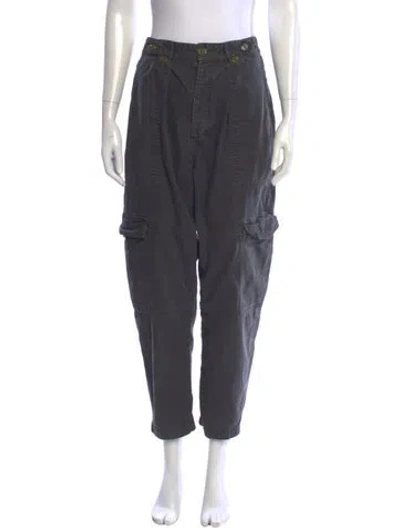 Pre-owned Agolde Wide Leg Pants In Gray