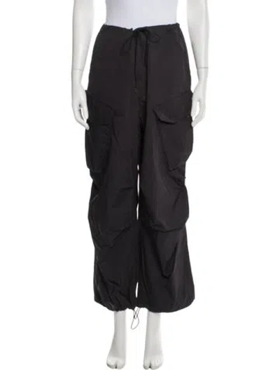 Pre-owned Agolde Wide Leg Pants In Gray