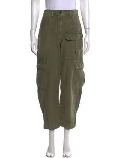 Pre-owned Agolde Wide Leg Pants In Green