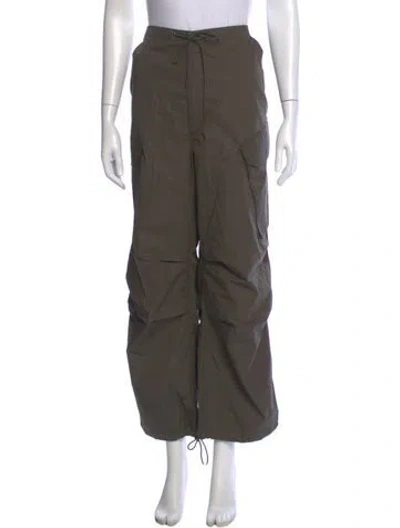 Pre-owned Agolde Wide Leg Pants In Green