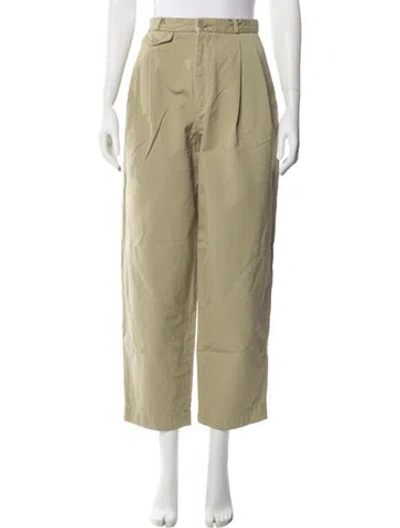 Pre-owned Agolde Wide Leg Pants In Green