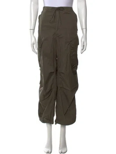 Pre-owned Agolde Wide Leg Pants In Green