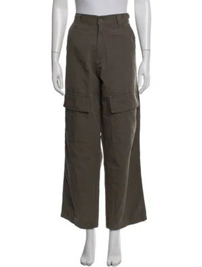 Pre-owned Agolde Wide Leg Pants In Grey
