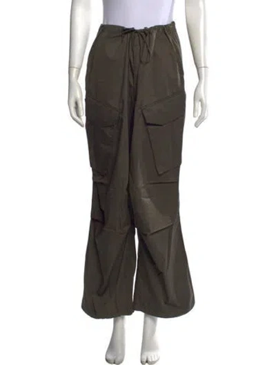 Pre-owned Agolde Wide Leg Pants In Grey