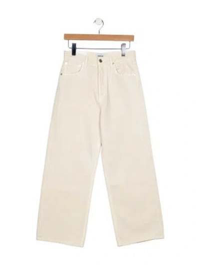 Pre-owned Agolde Wide Leg Pants In Neutral