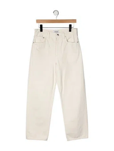 Pre-owned Agolde Wide Leg Pants In Neutral