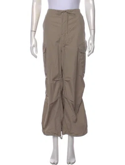 Pre-owned Agolde Wide Leg Pants In Neutral