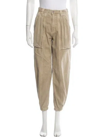 Pre-owned Agolde Wide Leg Pants In Neutral