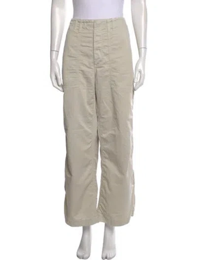 Pre-owned Agolde Wide Leg Pants In Neutrals