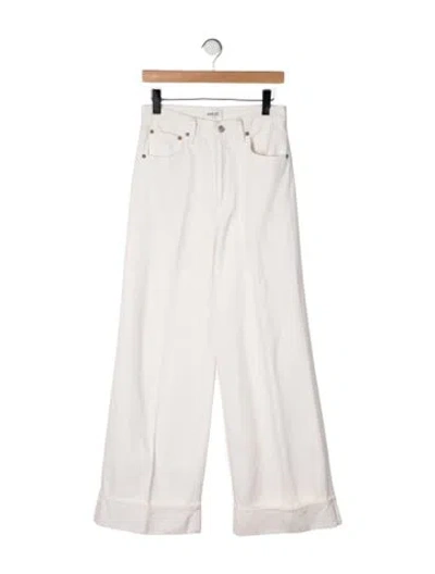 Pre-owned Agolde Wide Leg Pants In Neutrals