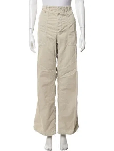 Pre-owned Agolde Wide Leg Pants In Neutrals