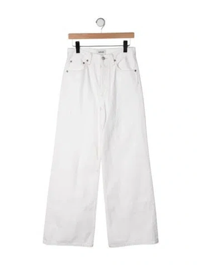 Pre-owned Agolde Wide Leg Pants In Neutrals