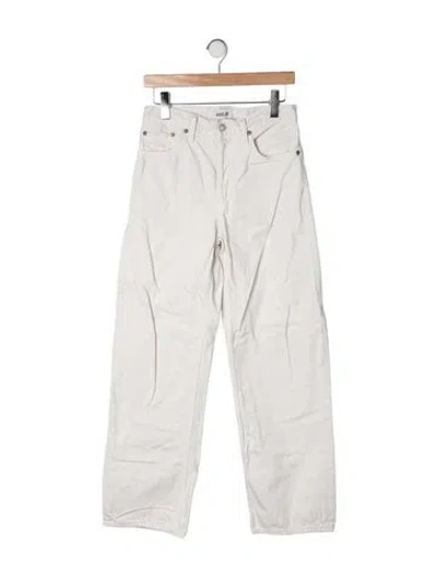 Pre-owned Agolde Wide Leg Pants In Neutrals