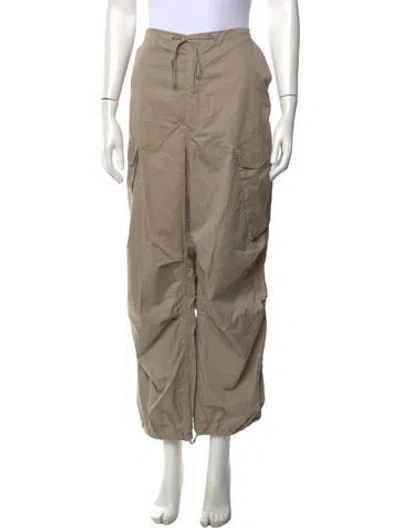 Pre-owned Agolde Wide Leg Pants In Neutrals