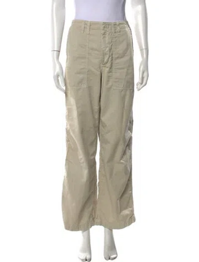 Pre-owned Agolde Wide Leg Pants In Neutrals
