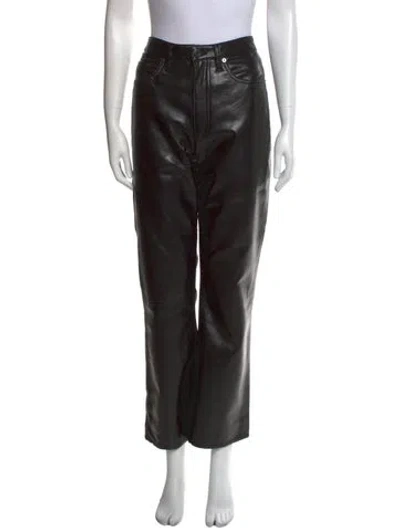 Pre-owned Agolde Wide Leg Pants W/ Tags In Black