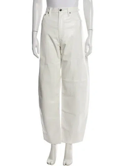Pre-owned Agolde Wide Leg Pants W/ Tags In White