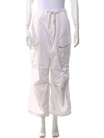 Pre-owned Agolde Wide Leg Pants In White